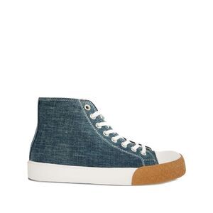 LOEWE High-Top Denim Sneakers Men CLEAR BLUE